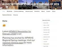 Tablet Screenshot of aphnys.org